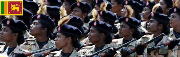 Sri Lankan female  soldiers